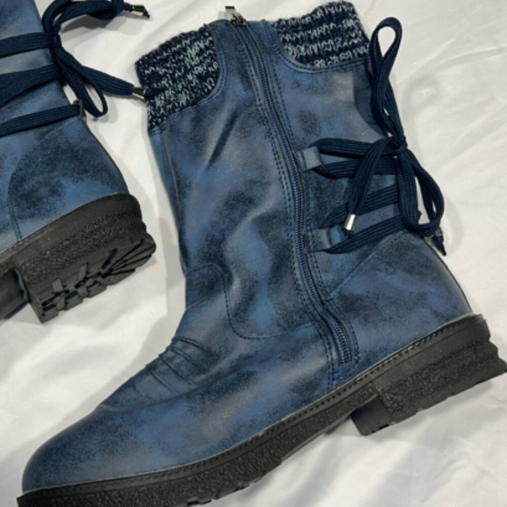 New Blue Short Boots